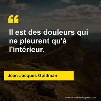 Citation Jean-Jacques Goldman
