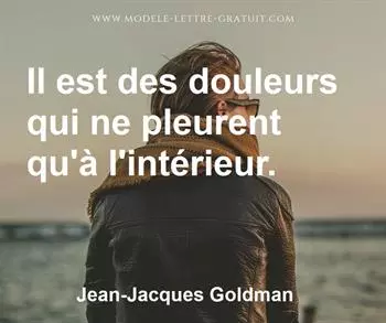 Citation de Jean-Jacques Goldman