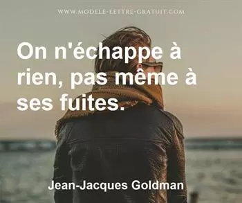 Citation de Jean-Jacques Goldman