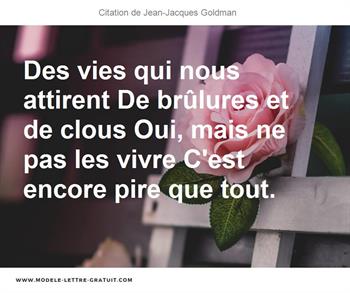 Citations Jean-Jacques Goldman