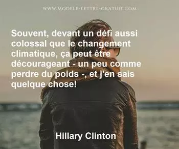 Citation de Hillary Clinton