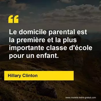 Citation Hillary Clinton