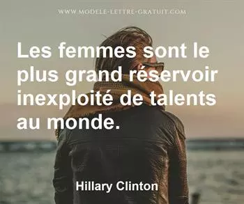 Citation de Hillary Clinton