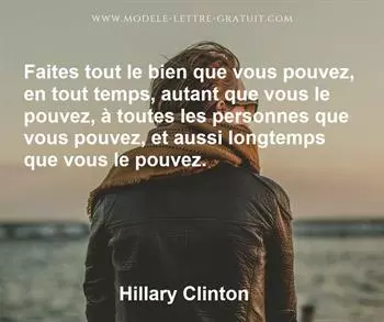 Citation de Hillary Clinton