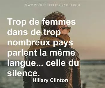 Citation de Hillary Clinton