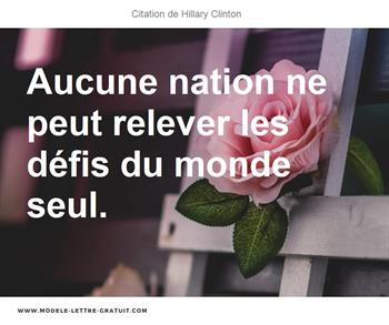 Citations Hillary Clinton