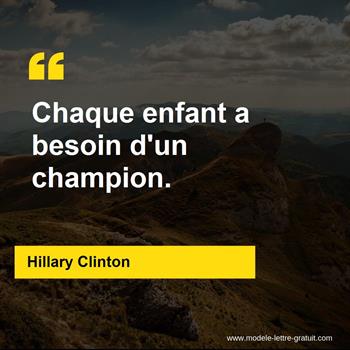 Citations Hillary Clinton