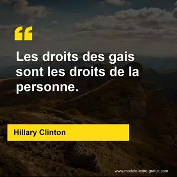 Citation Hillary Clinton