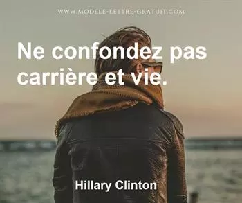 Citation de Hillary Clinton