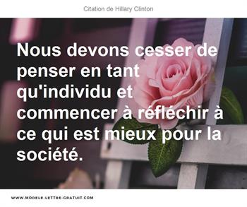 Citations Hillary Clinton
