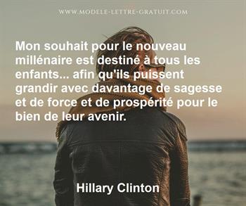 Citation de Hillary Clinton