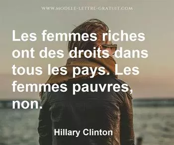 Citation de Hillary Clinton