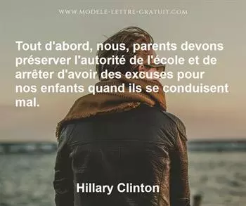 Citation de Hillary Clinton