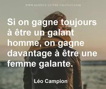Citation de Léo Campion