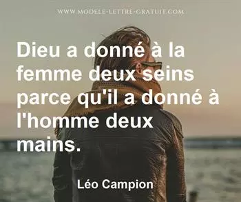 Citation de Léo Campion