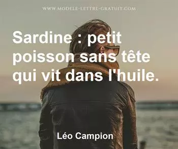Citation de Léo Campion