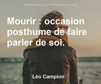 Citation de Léo Campion
