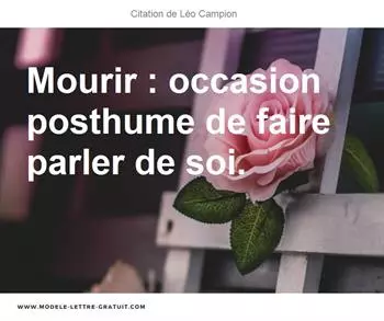 Citations Léo Campion