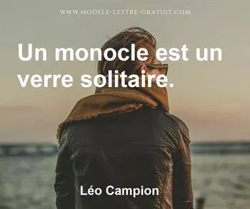 Citation de Léo Campion