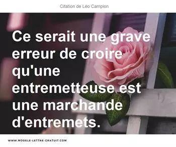 Citations Léo Campion