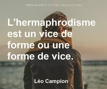Citation de Léo Campion