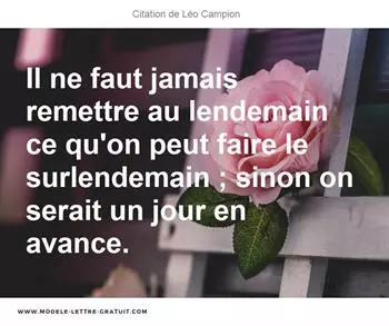 Citations Léo Campion