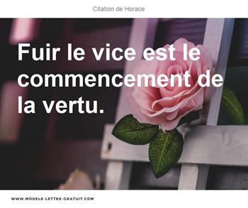 Citations Horace