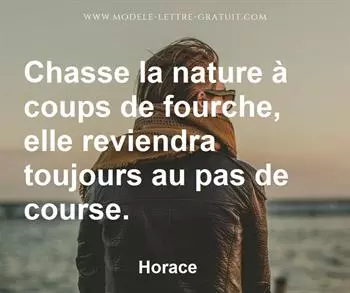 Citation de Horace
