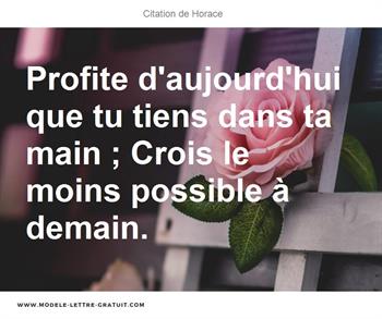 Citations Horace