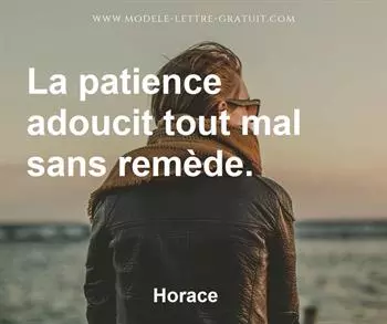 Citation de Horace