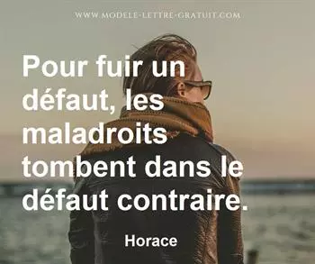 Citation de Horace