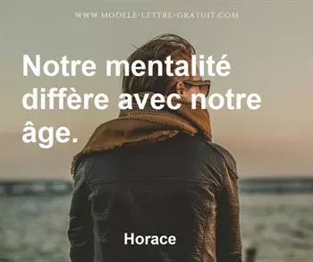 Citation de Horace