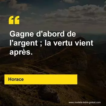 Citation Horace