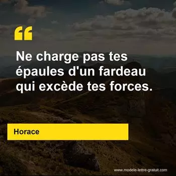 Citation Horace