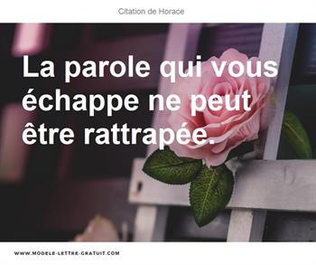 Citations Horace