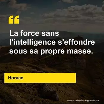Citation Horace