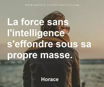 Citation de Horace