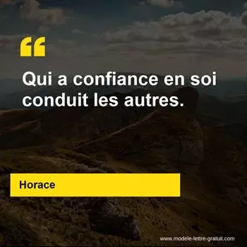 Citation Horace