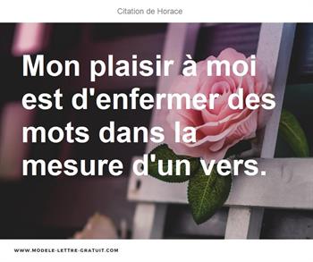 Citations Horace