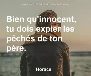 Citation de Horace