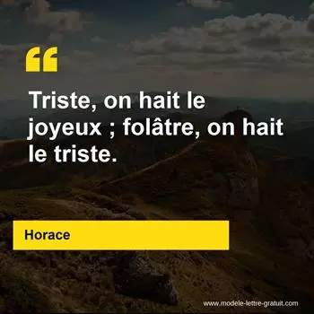 Citation Horace