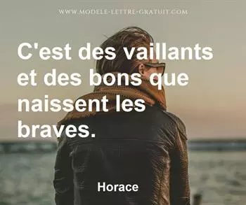 Citation de Horace