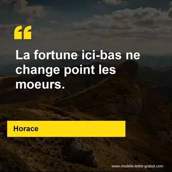 Citation Horace