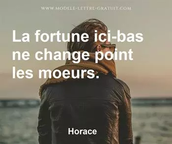 Citation de Horace