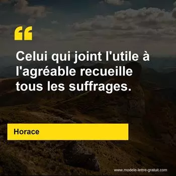 Citation Horace