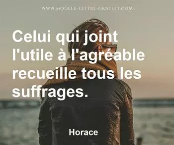 Citation de Horace
