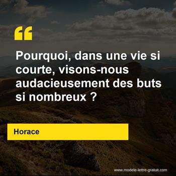 Citations Horace