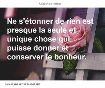 Citations Horace