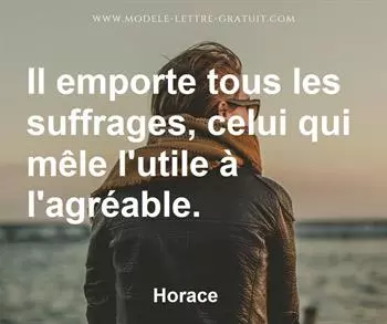 Citation de Horace