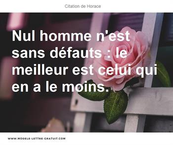 Citations Horace